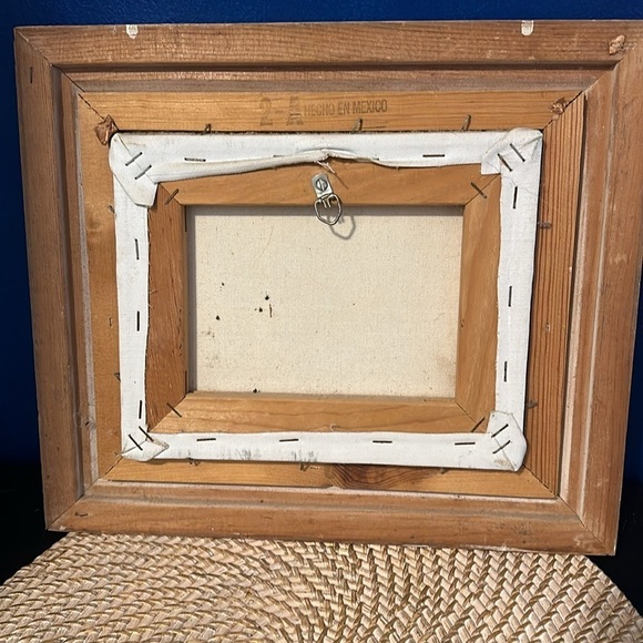 Vintage Signed Betty Moore Framed Oil on Canvas Painting Lighthouse Seascape - Picture 6 of 6